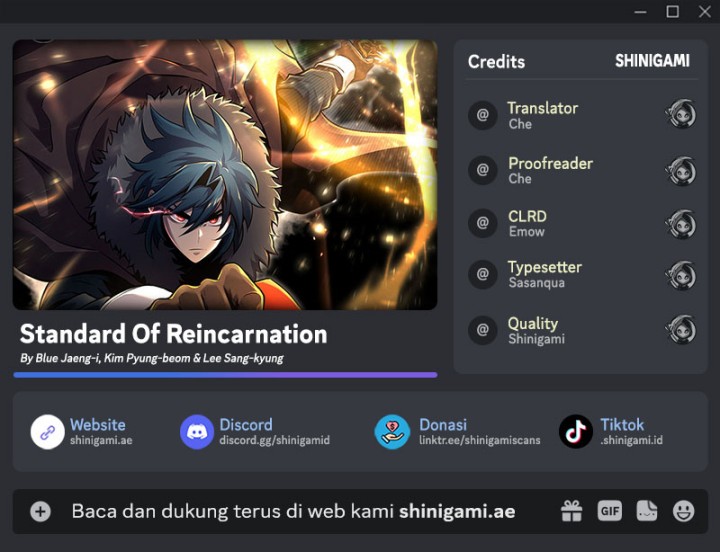Standard of Reincarnation chapter 110, halaman 1