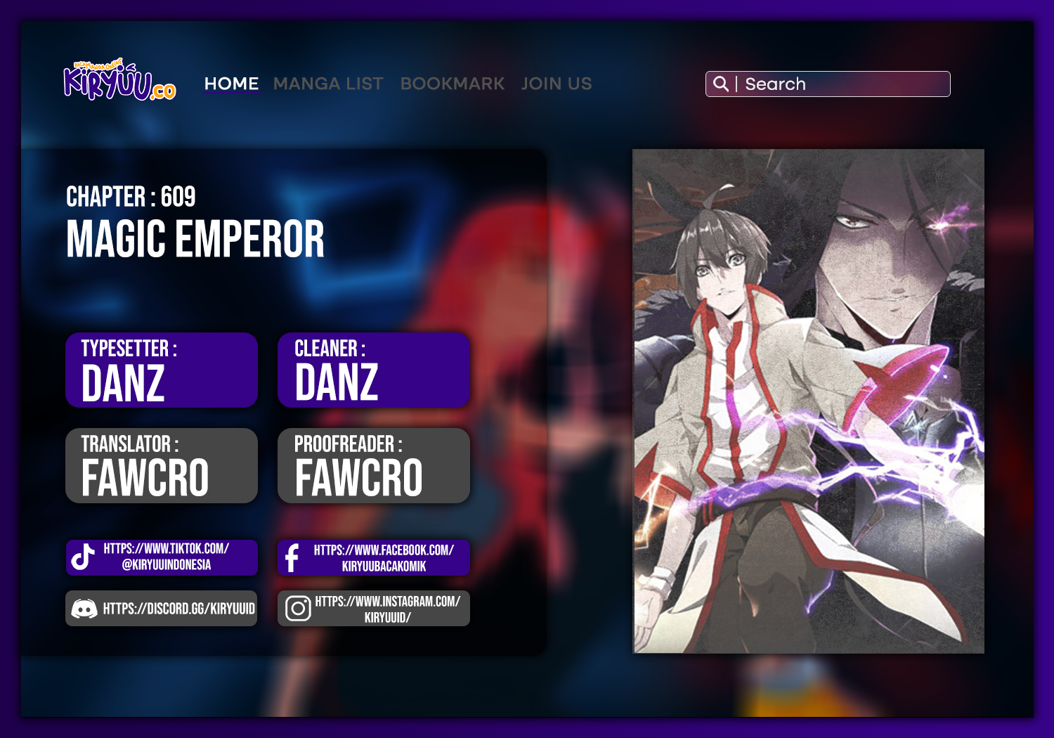 Magic Emperor chapter 609, halaman 1