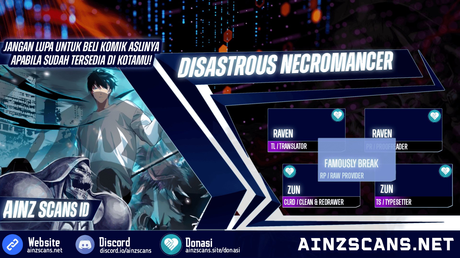 Disastrous Necromancer chapter 125, halaman 1