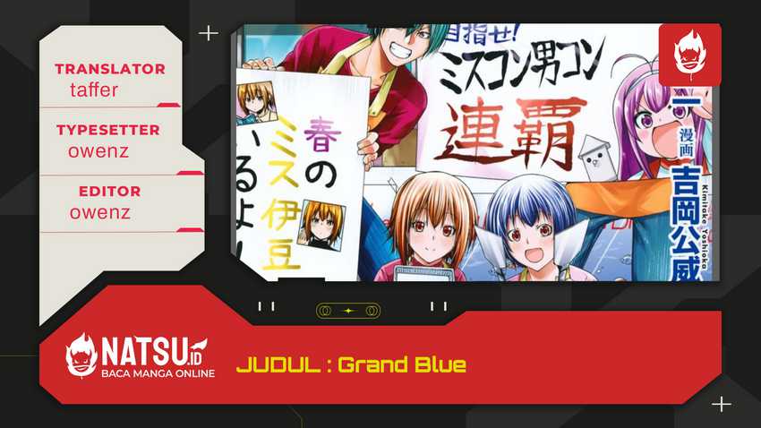 Grand Blue chapter 97, halaman 1