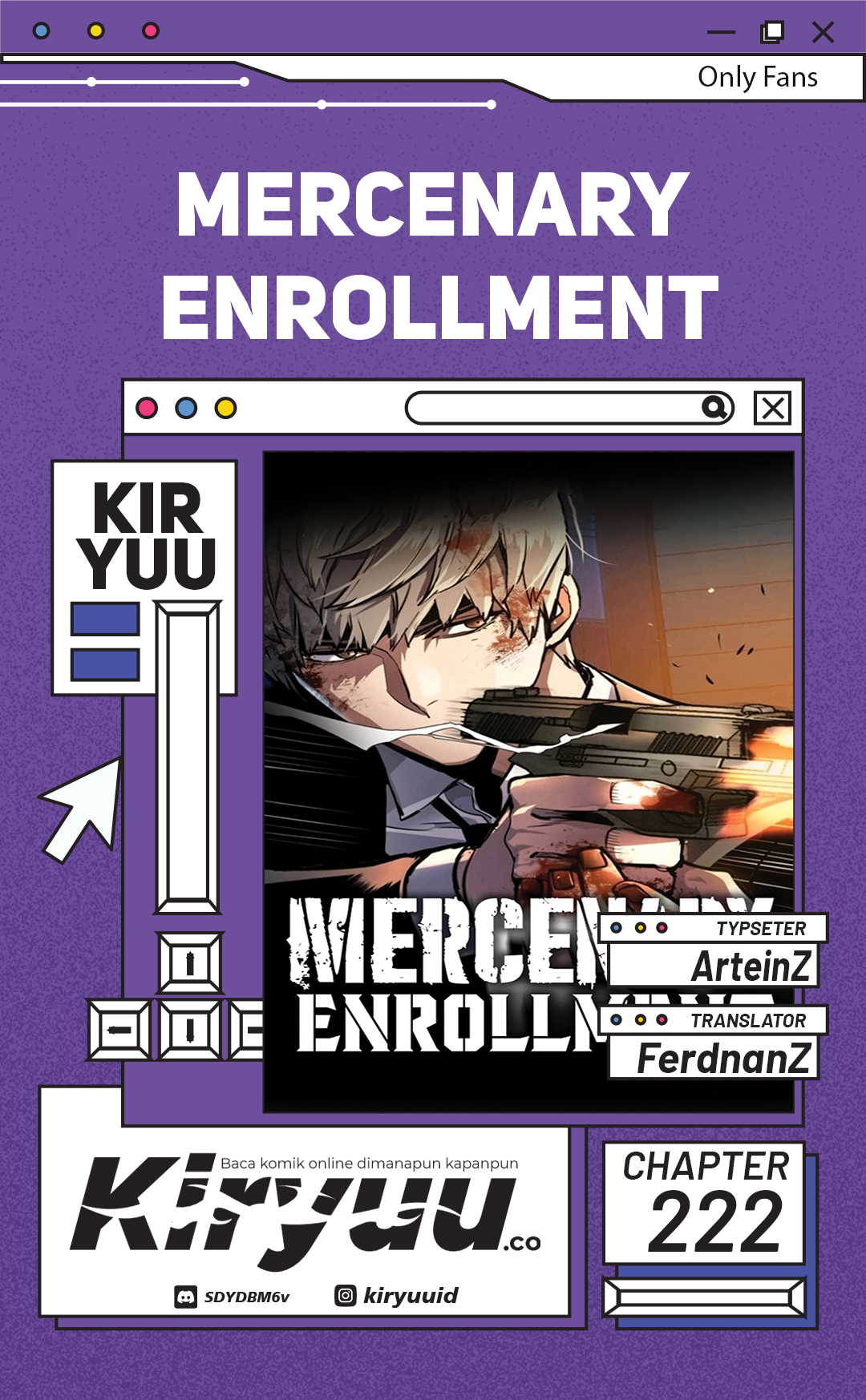 Mercenary Enrollment chapter 222, halaman 1