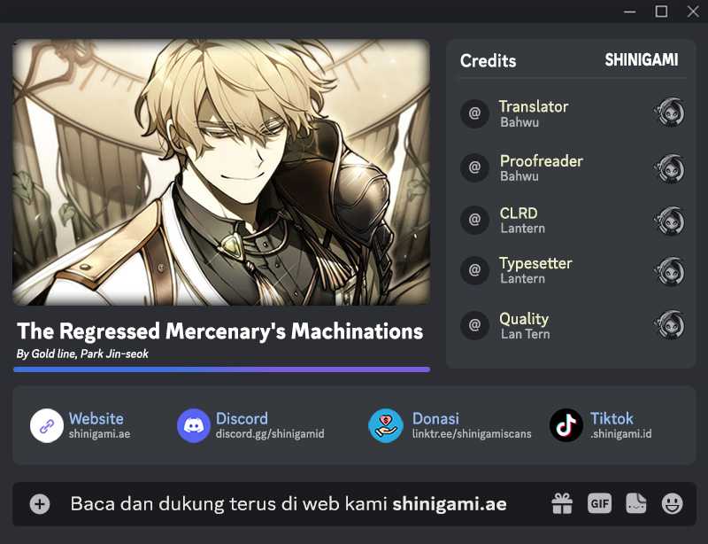 The Regressed Mercenary’s Machinations chapter 10, halaman 1