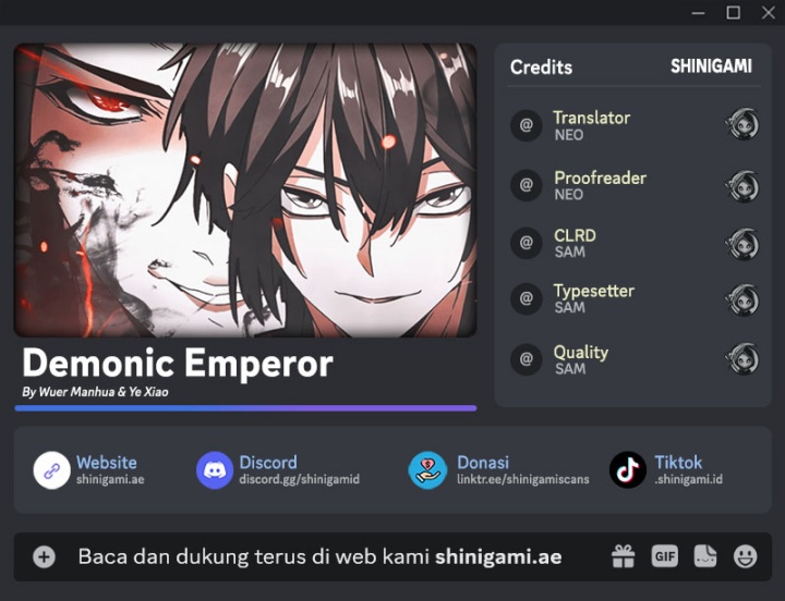 Magic Emperor chapter 650, halaman 1