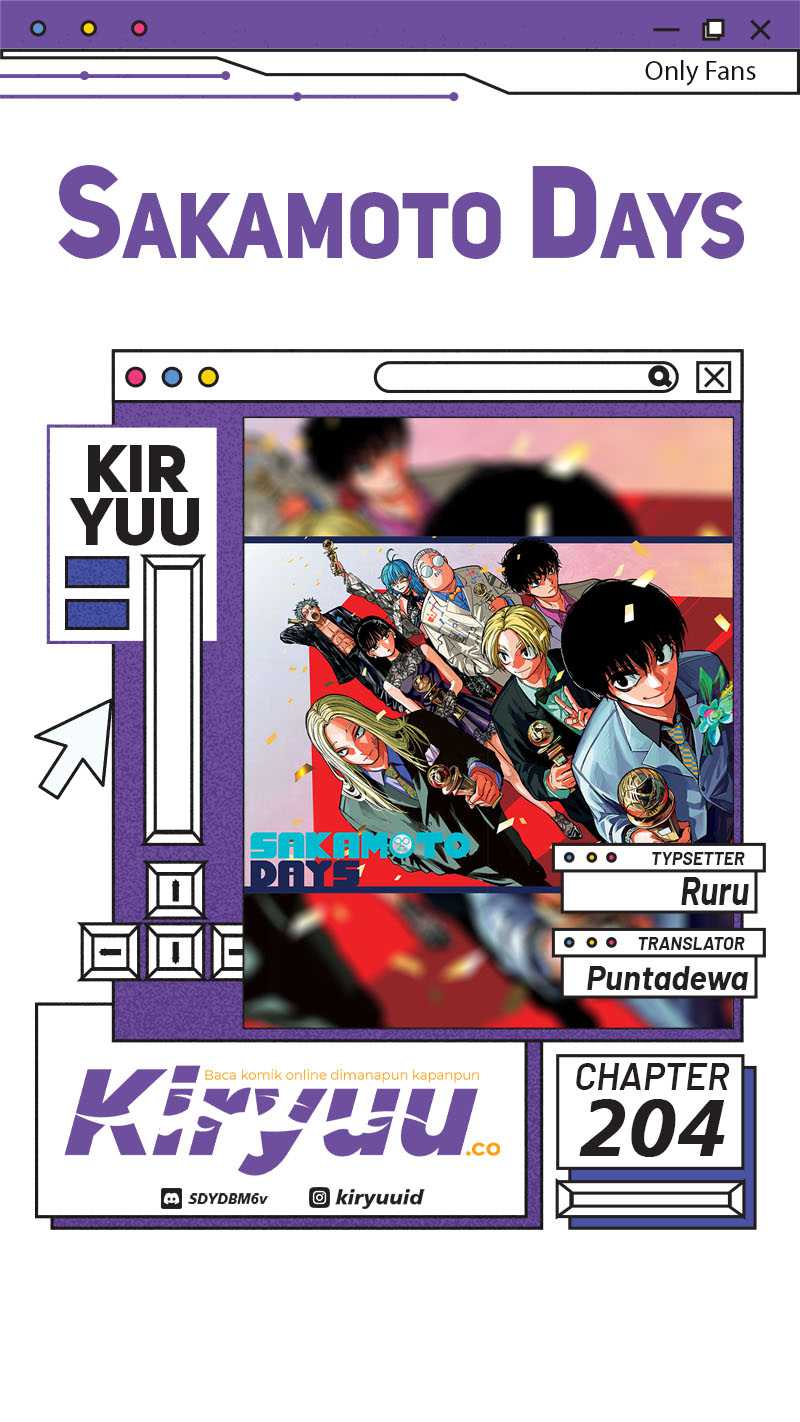 Sakamoto Days chapter 204, halaman 1