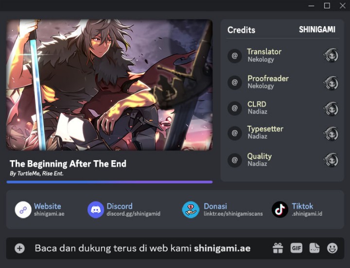 The Beginning After The End chapter 187, halaman 1