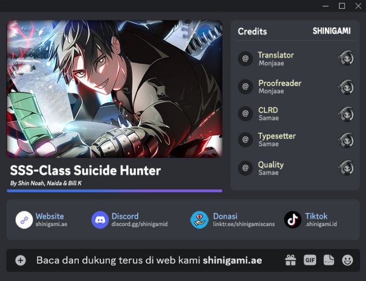 SSS-Class Suicide Hunter chapter 120, halaman 1