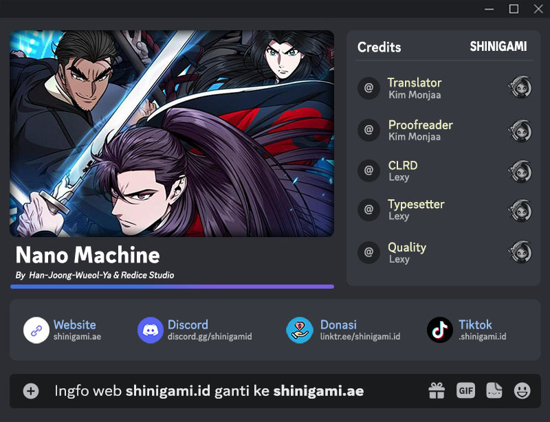 Nano Machine chapter 246, halaman 1