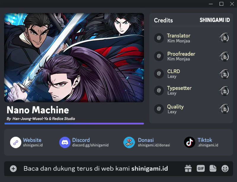 Nano Machine chapter 148, halaman 1