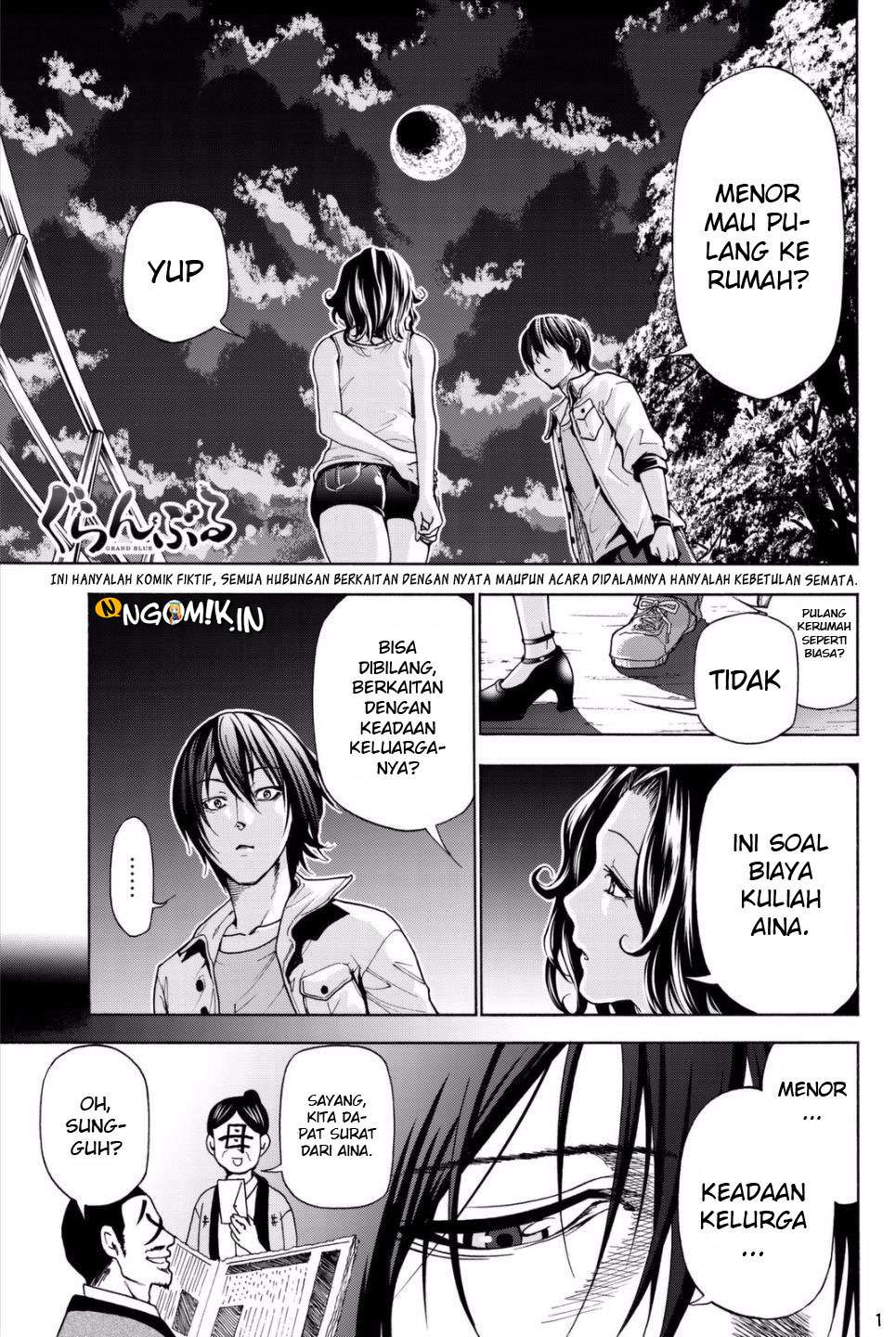 Grand Blue chapter 39, halaman 2