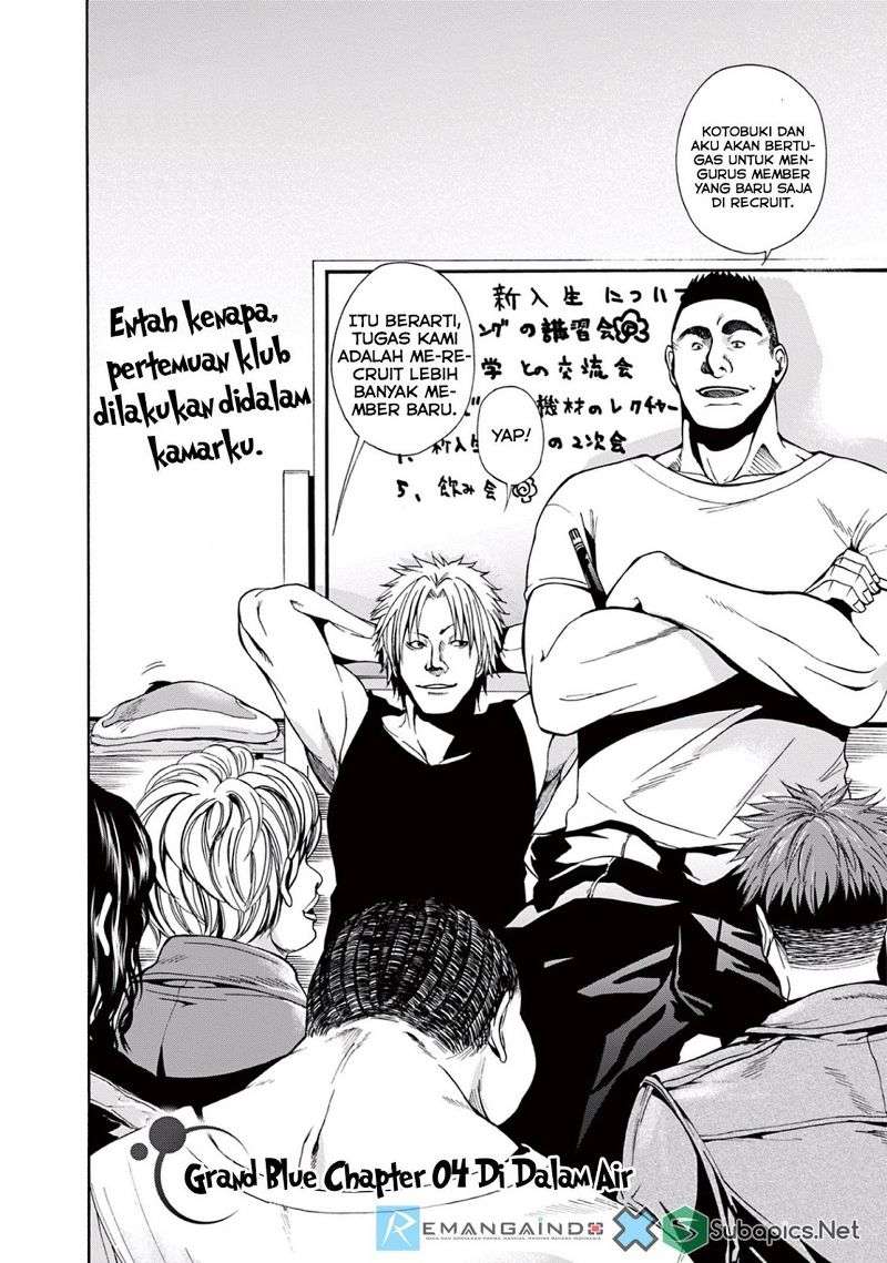 Grand Blue chapter 4, halaman 3