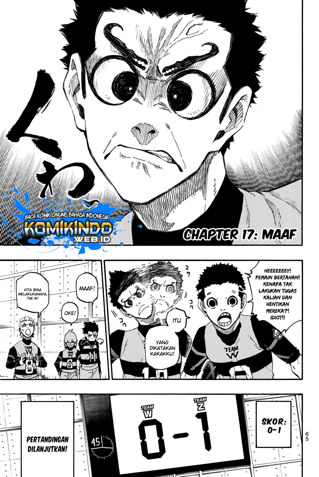 Blue Lock chapter 17, halaman 2