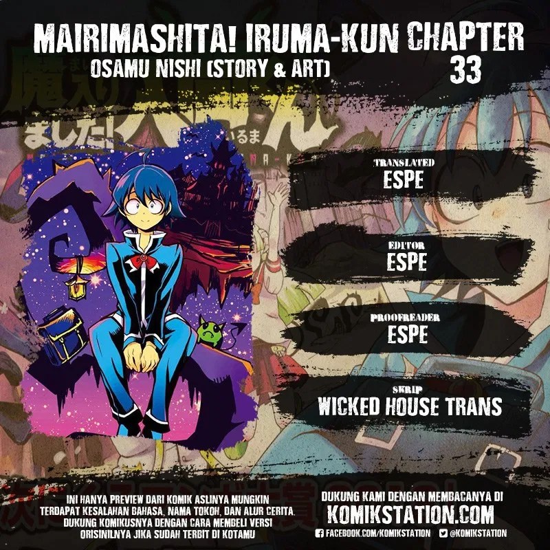 Mairimashita! Iruma-kun chapter 33, halaman 1