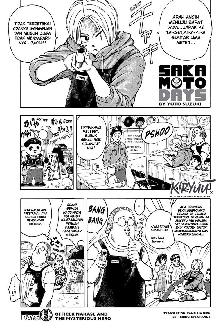 Sakamoto Days chapter 3, halaman 2