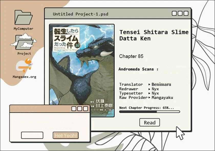 Tensei Shitara Slime Datta Ken chapter 85, halaman 1