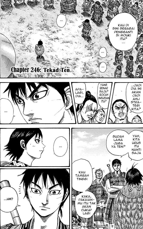 Kingdom chapter 246, halaman 1
