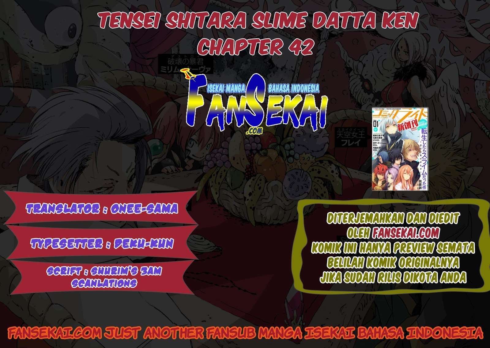 Tensei Shitara Slime Datta Ken chapter 42, halaman 1