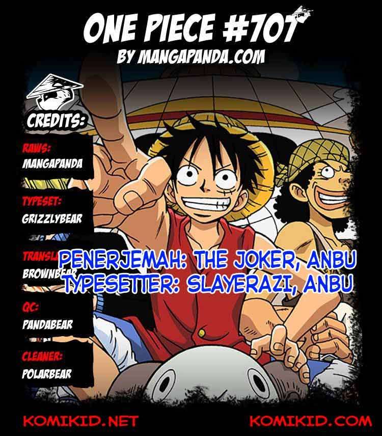 One Piece chapter 707, halaman 1