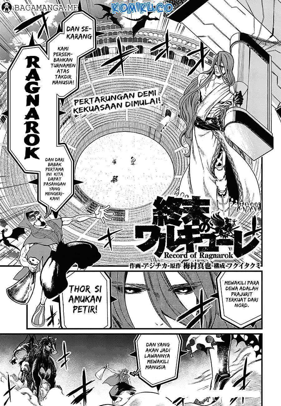 Shuumatsu no Valkyrie chapter 2, halaman 2