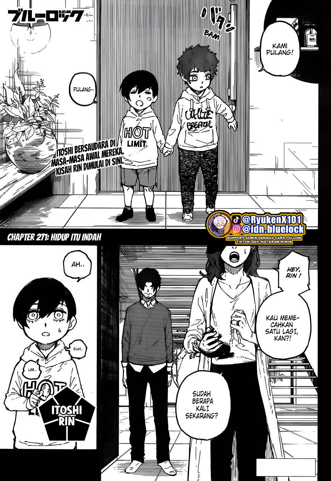 Blue Lock chapter 271, halaman 3