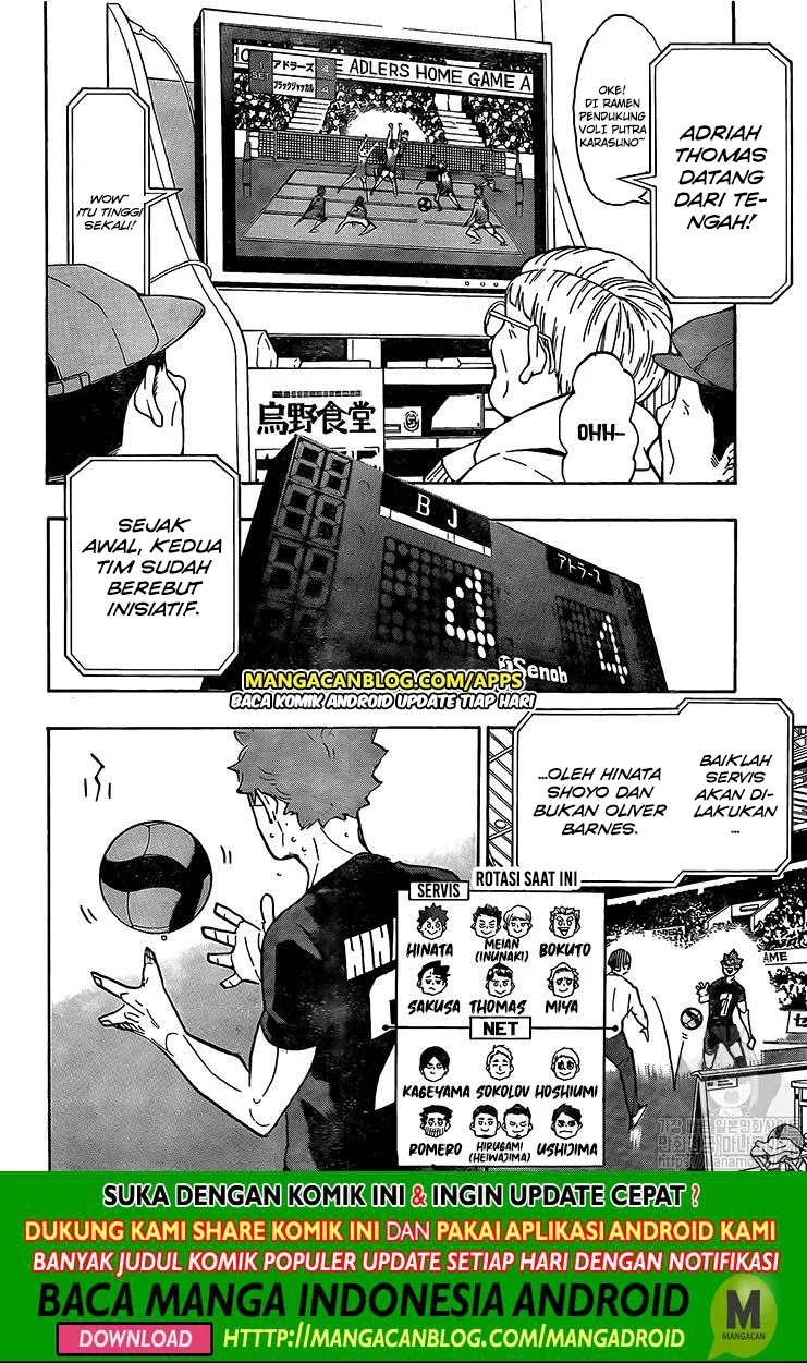 Haikyuu!! chapter 383, halaman 2