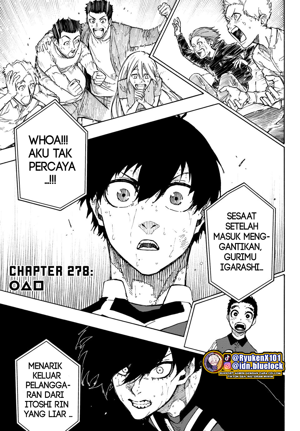 Blue Lock chapter 278, halaman 4