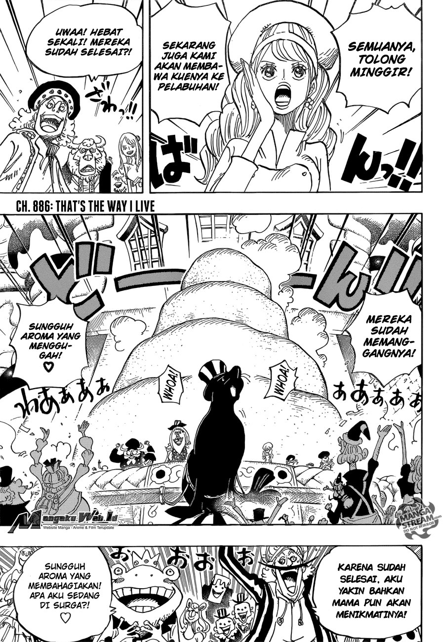 One Piece chapter 886, halaman 3