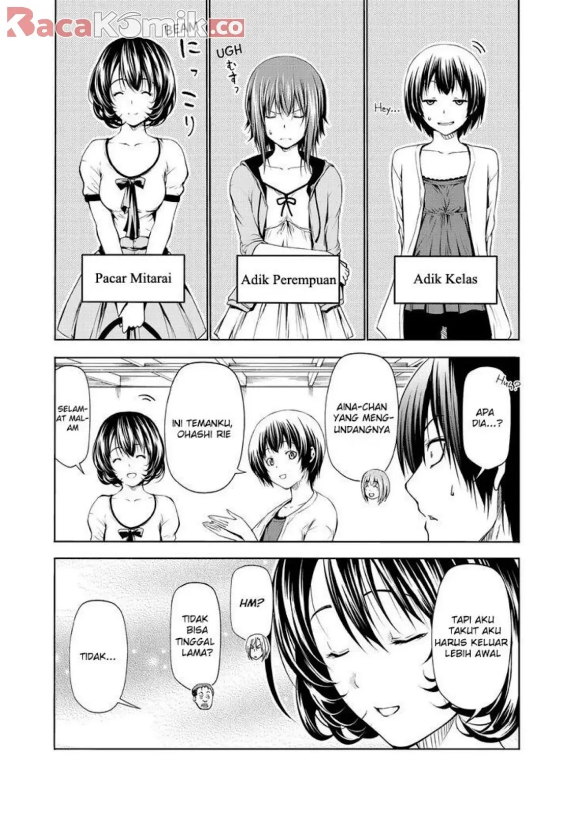 Grand Blue chapter 59, halaman 9