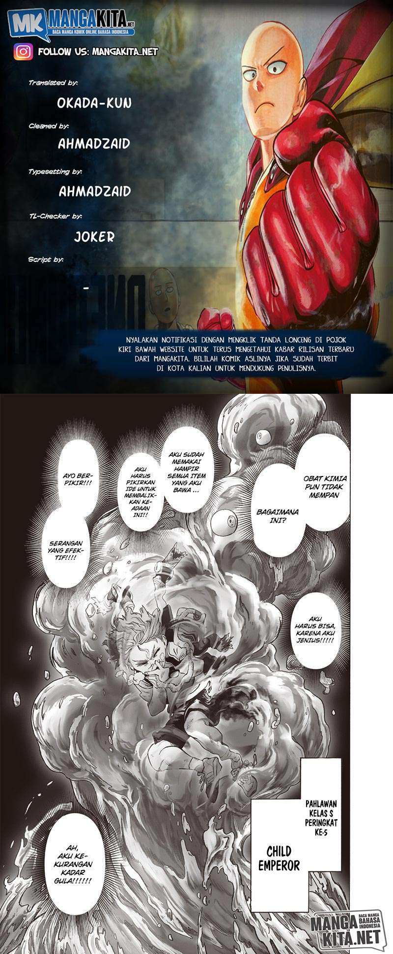 One Punch Man chapter 170, halaman 7