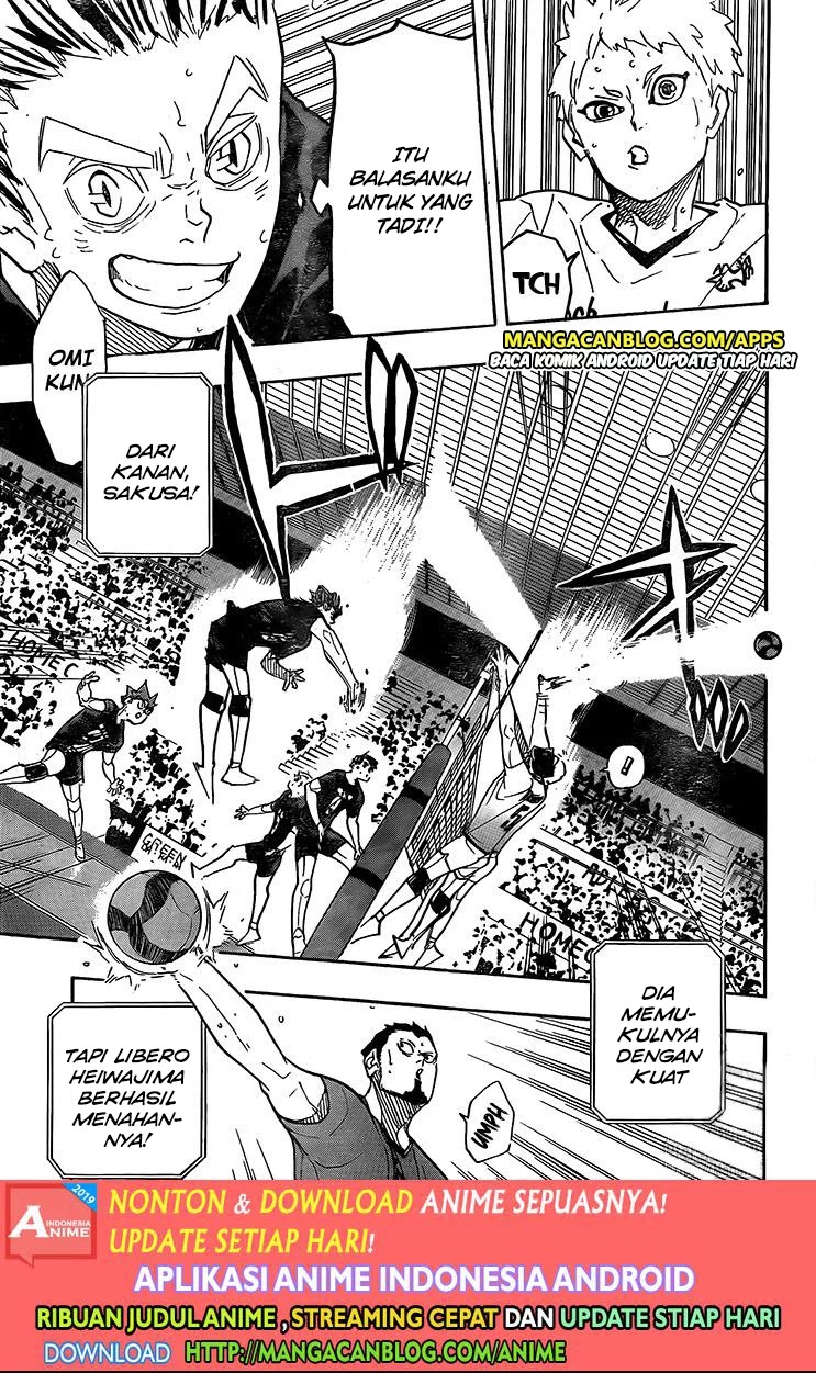 Haikyuu!! chapter 383, halaman 8