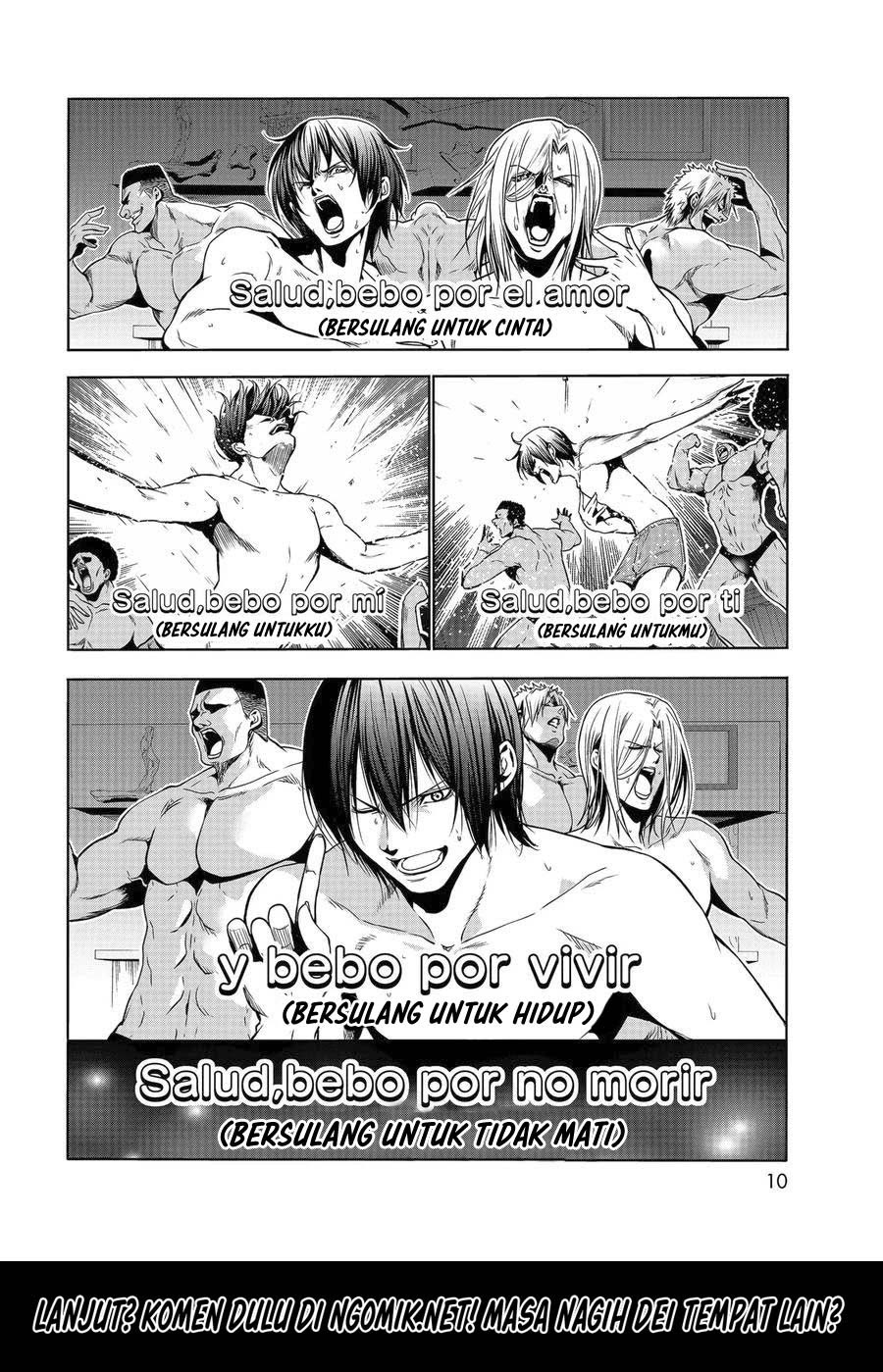 Grand Blue chapter 65.5, halaman 8